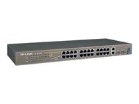 TP-Link 24-Port 10/100Mbps + 4-Port Gigabit L2 Managed Switch, hanterad TL-SL3428