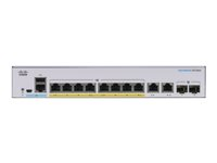 Cisco Business 250 Series CBS250-8FP-E-2G - Switch - L3 - smart - 8 x 10/100/1000 (PoE+) + 2 x kombinations-SFP - rackmonterbar - PoE+ (120 W) CBS250-8FP-E-2G-UK