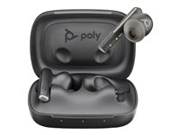 Poly Voyager Free 60 UC - True wireless-hörlurar med mikrofon - inuti örat - Bluetooth - aktiv brusradering - USB-A via Bluetooth-adapter - kolsvart - Zoomcertifierad 7Y8H3AA