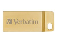 Verbatim Metal Executive, 32 GB, USB Type-A, 3.2 Gen 1 (3.1 Gen 1), Utan skyddshatt, 3,6 g, Guld 99105