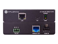 Atlona UHD-EX-100CE-TX-PD, 4096 x 2160 pixlar, Sändare för AV-utrustning, 100 m, Kabel, Svart, HDCP AT-UHD-EX-100CE-TX-PD