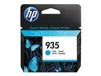 HP 935 - Cyan - original - bläckpatron - för Officejet 6812, 6815, 6820, Officejet Pro 6230, 6230 ePrinter, 6830, 6835 C2P20AE#BGX