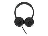 Targus AEH104GL - Headset - på örat - konvertibel - Bluetooth - trådlös, kabelansluten - 3,5 mm kontakt - ljudisolerande - svart AEH104GL