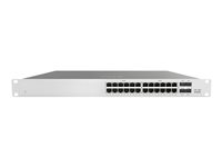 Cisco Meraki Cloud Managed MS120-24 - Switch - Administrerad - 24 x 10/100/1000 + 4 x Gigabit SFP - skrivbordsmodell, rackmonterbar MS120-24-HW