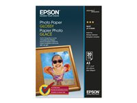 Epson - Blank - A3 (297 x 420 mm) - 200 g/m² - 20 ark fotopapper - för Expression Photo XP-970, SureColor P706, SC-T5160, T3160, T5160, WorkForce WF-7840, 7845 C13S042536