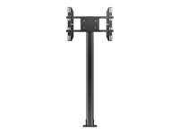 Multibrackets M Display Stand 180 Single Black w. Floormount VESA 200x200-700x400 Max 60kg 7350073732401