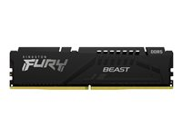 Kingston FURY Beast - DDR5 - modul - 8 GB - DIMM 288-pin - 6000 MHz / PC5-48000 - CL36 - 1.35 V - ej buffrad - on-die ECC - svart KF560C36BBE-8