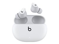 Beats Studio Buds - True wireless-hörlurar med mikrofon - inuti örat - Bluetooth - aktiv brusradering - vit - för 10.2-inch iPad, 10.5-inch iPad Air, 10.9-inch iPad Air, iPhone 11, 12, SE, TV HD MJ4Y3ZM/A