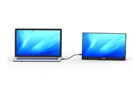 PORT Connect - LCD-skärm - 15.6" - bärbar - 1920 x 1080 Full HD (1080p) @ 60 Hz - IPS - HDMI, 2xUSB-C - högtalare 902101