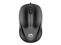 HP trådbunden mus 1000, Ambidextrous, USB Type-A, 1200 DPI, Svart 4QM14AA