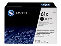 HP 61X - High Yield - black - original - LaserJet - toner cartridge (C8061X) - for LaserJet 4100, 4100dtn, 4100mfp, 4100n, 4100tn, 4101mfp C8061X