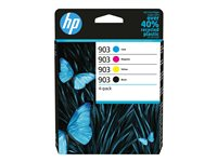 HP 903 CMYK ORIGINAL INK CARTRIDGE 4-PACK MSD 6ZC73AE#301