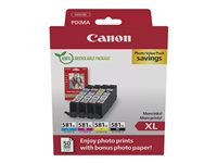 Canon 2052C006, Hög (XL) avkastning, 8,3 ml, 8,3 ml, 4 styck, Foto, värdepack 2052C006