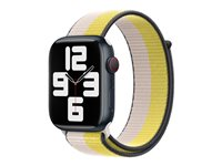 Apple MN5T3ZM/A, Band, Smartwatch, Beige, Svart, Gul, Apple, Apple Watch 42 mm 44 mm 45 mm, Nylon MN5T3ZM/A