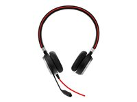 Jabra EVOLVE 40 MS Duo USB Headband, Noise cancelling, USB connector, with mute-button and volume control on the cord, Busylight , Discret boomarm, Microsoft optimized 6399-823-109