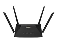 ASUS RT-AX53U, Wi-Fi 6 (802.11ax), Dual-band (2,4 GHz / 5 GHz), Nätverksansluten (Ethernet), 3G, Svart, Bordsrouter 90IG06P0-MO3500