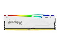 Kingston FURY Beast RGB - DDR5 - sats - 32 GB: 2 x 16 GB - DIMM 288-pin - 6000 MHz / PC5-48000 - CL36 - 1.35 V - on-die ECC KF560C36BWEAK2-32