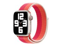 Apple MN5N3ZM/A, Band, Smartwatch, Orange, Röd, Vit, Apple, Apple Watch 38 mm 40 mm 41 mm, Nylon MN5N3ZM/A