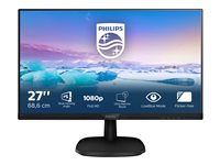 Philips V-line 273V7QDSB - LED-skärm - 27" - 1920 x 1080 Full HD (1080p) @ 60 Hz - IPS - 250 cd/m² - 1000:1 - 5 ms - HDMI, DVI-D, VGA - svart med struktur 273V7QDSB/00