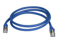 1M CAT6A PATCH CABLE - BLUE CAT 6A NETWORK CABLE - STP 6ASPAT1MBL