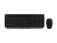 CHERRY Gentix Desktop Wireless keyboard and mouse combo kit, black JD-7000PN-2