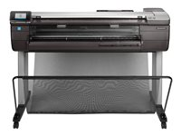 HP Designjet T830 24-tums multifunktionsskrivare, Bläckstråleskrivare, 2400 x 1200 DPI, CALS G4, HP-GL/2, HP-RTL, TIFF, URF, Cyan, Magenta, matt svart, Gul, 2400 x 1200 DPI, Färgkopiering F9A28D#B19
