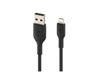 Belkin BoostCharge - Lightning-kabel - Lightning hane till USB hane - 1 m - svart CAA001bt1MBK