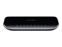 TP-Link TL-SG1008D, Ohanterad, Gigabit Ethernet (10/100/1000), Full duplex, Monteringsbar på väggen TL-SG1008D