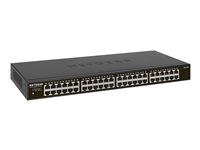 NETGEAR GS348, Ohanterad, Gigabit Ethernet (10/100/1000), Rackmontering, 1U GS348-100EUS