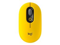 Logitech POP Mouse, Ambidextrous, Optisk, Trådlös RF + Bluetooth, 4000 DPI, Gul 910-006546