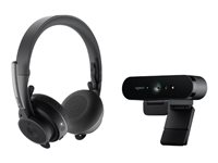 Logitech Pro Personal Video Collaboration Teams Kit, Personligt videokonferenssystem, 4K Ultra HD, 90 fps, 5x, grafit 991-000345