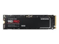 Samsung 980 PRO, 500 GB, M.2, 6900 MB/s MZ-V8P500BW