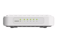 NETGEAR GS605-400PES, Ohanterad, L2, Gigabit Ethernet (10/100/1000), Full duplex GS605-400PES