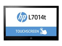 HP L7014t 14 tum Retail Touch-bildskärm, 35,6 cm (14"), 1366 x 768 pixlar, 200 cd/m², Svart, -5 - 135°, Kina T6N32AA#ABB