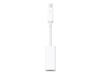 Apple Thunderbolt to Gigabit Ethernet Adapter - Nätverksadapter - Thunderbolt - Gigabit Ethernet - för iMac with Retina 4K display (Late 2015), with Retina 5K display (Late 2014, Late 2015, Mid 2015), Mac mini (Late 2014), Mac Pro (Late 2013), MacBoo MD463ZM/A