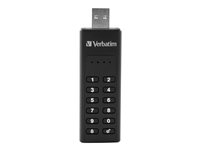 Verbatim Keypad Secure 128GB USB 3.0 WITH 256-BIT AES HARDWARE ENCRYPTION 49429