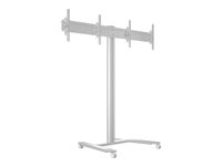 Multibrackets M Public Display Stand 180 HD Dual Silver VESA Up to 800x400 Max 50kg/screen 7350073735365