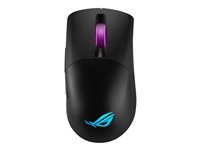 ASUS ROG Keris Wireless, högerhand, Optisk, RF Wireless + Bluetooth + USB Type-A, 16000 DPI, Svart 90MP0230-B0UA00