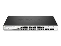 D-Link DGS-1210-28MP, hanterad, L2, Gigabit Ethernet (10/100/1000), Strömförsörjning via Ethernet (PoE) stöd, Rackmontering, 1U DGS-1210-28MP