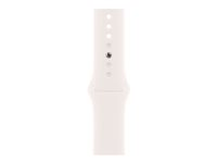 Apple - Klockrem för smart klocka - 46mm - storlek S/M - ljus rouge MXM83ZM/A